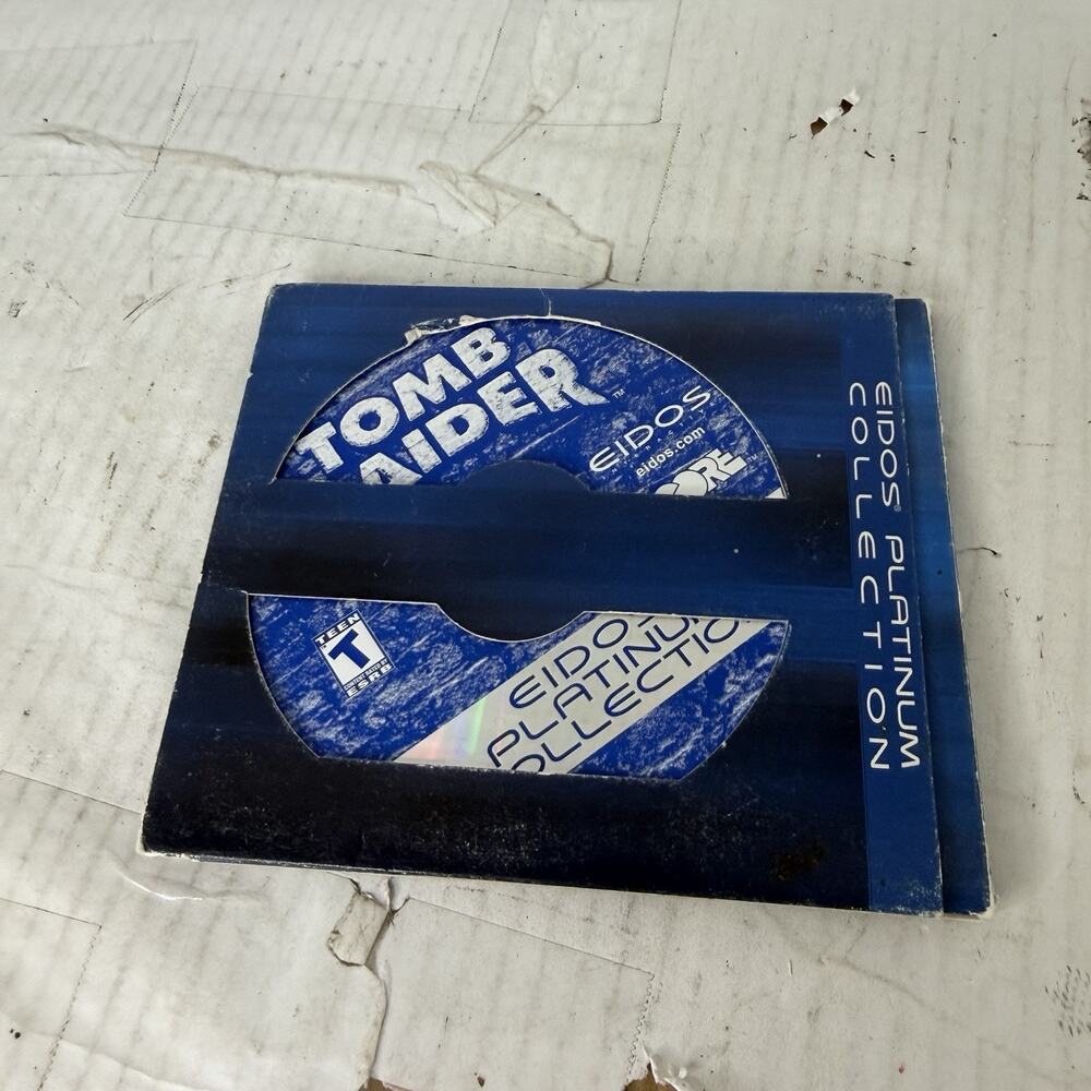 TOMB RAIDER Eidos Platinum Collection & Eidos Demos 2 DISCS Set As Pictured